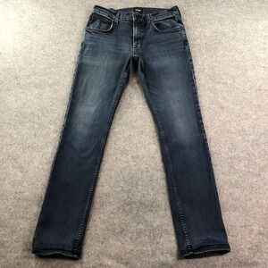 Hudson Blake Slim Straight Zip Fly Mens 31x31 Blue Jeans
